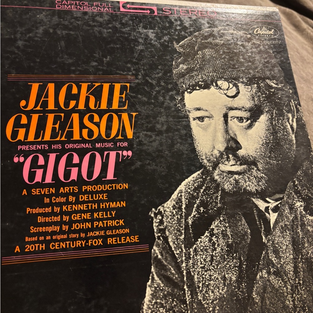 Jackie Gleason Gigot LP Vinyl Record